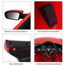 Licensed 12V Maserati Ghibli Kids Ride-On Car in Red with Distressed Finish Magic Cars 1