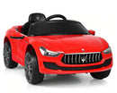 Licensed 12V Maserati Ghibli Kids Ride-On Car in Red with Distressed Finish Magic Cars Variant 0