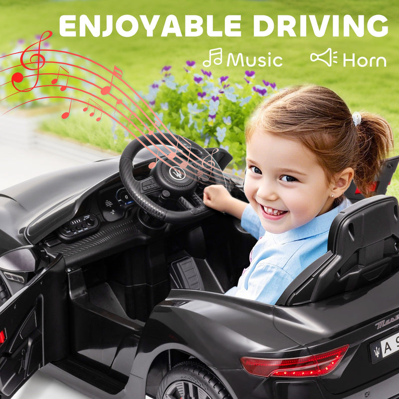 Licensed 12V Kids Electric Gran Turismo Ride-On Car in Black Magic Cars 7