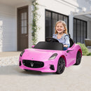 Licensed 12V Electric Kids Car Pink Maserati Gran Turismo Magic Cars 0