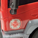 12" Fire Truck with Ladder, Lights, Sounds, and Rubber Tires Magic Cars 12