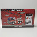 12" Fire Truck with Ladder, Lights, Sounds, and Rubber Tires Magic Cars 3