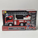 12" Fire Truck with Ladder, Lights, Sounds, and Rubber Tires Magic Cars Variant 0