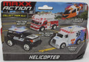 Maxx Action Helicopter with Lights, Sounds, and Friction Motor Magic Cars 1