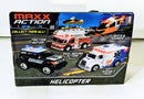 Maxx Action Police Chase Cruiser with Helicopter Rescue Features Magic Cars 4