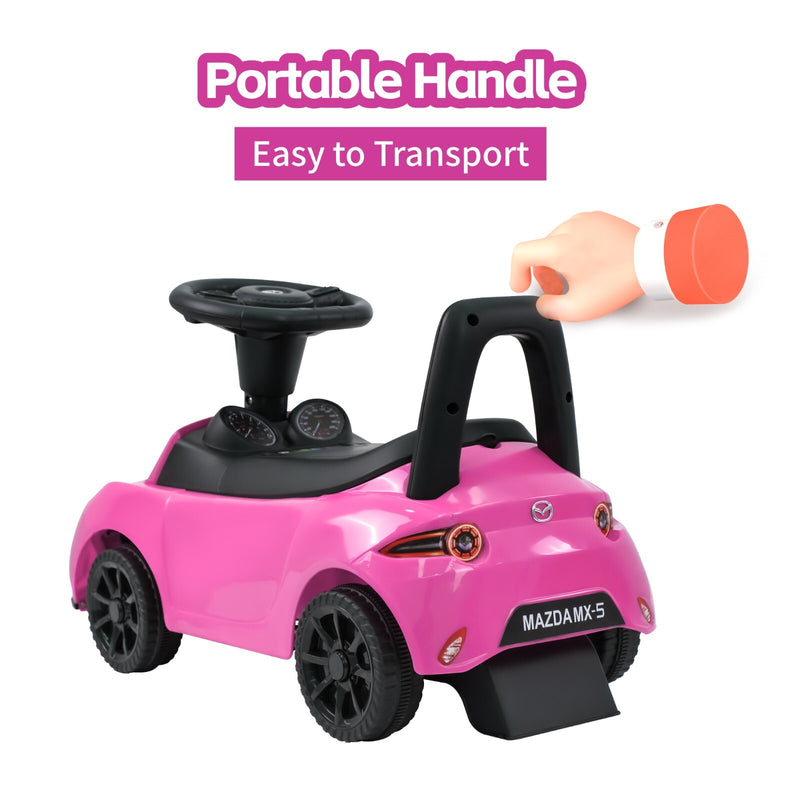 3-in-1 Ride-On Push Car and Stroller Toy for Babies and Toddlers with 40 lbs Load Capacity Magic Cars 4
