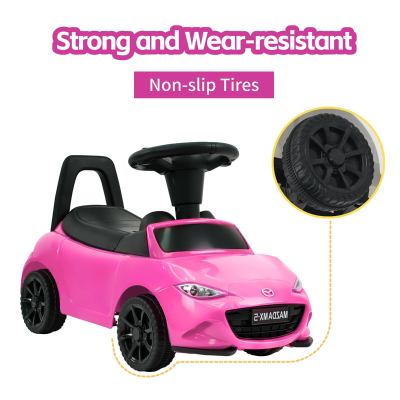 3-in-1 Ride-On Push Car and Stroller Toy for Babies and Toddlers with 40 lbs Load Capacity Magic Cars 5