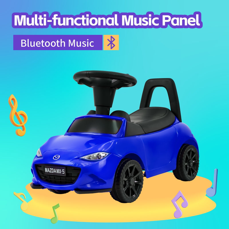 3-in-1 Ride-On Push Car for Babies and Toddlers with LED Lights and Music Magic Cars 1