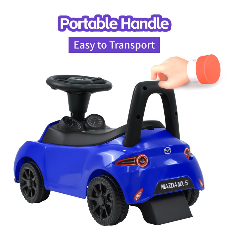 3-in-1 Ride-On Push Car for Babies and Toddlers with LED Lights and Music Magic Cars 4