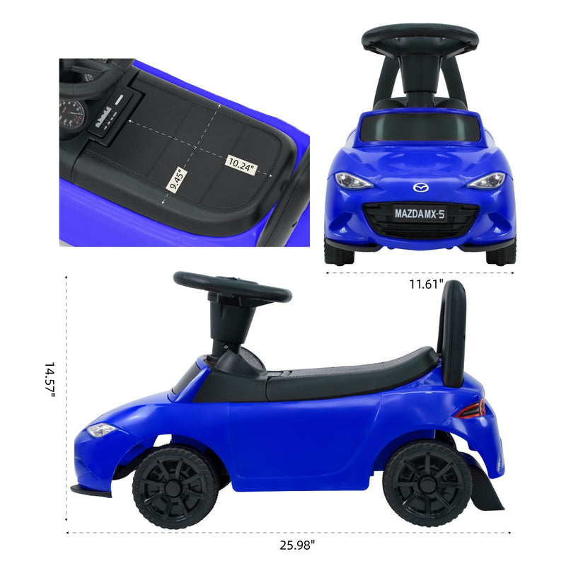 3-in-1 Ride-On Push Car for Babies and Toddlers with LED Lights and Music Magic Cars 7