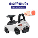 3-in-1 Ride-On Push Car Stroller Toy for Babies and Toddlers with Bluetooth and LED Lights Magic Cars 4