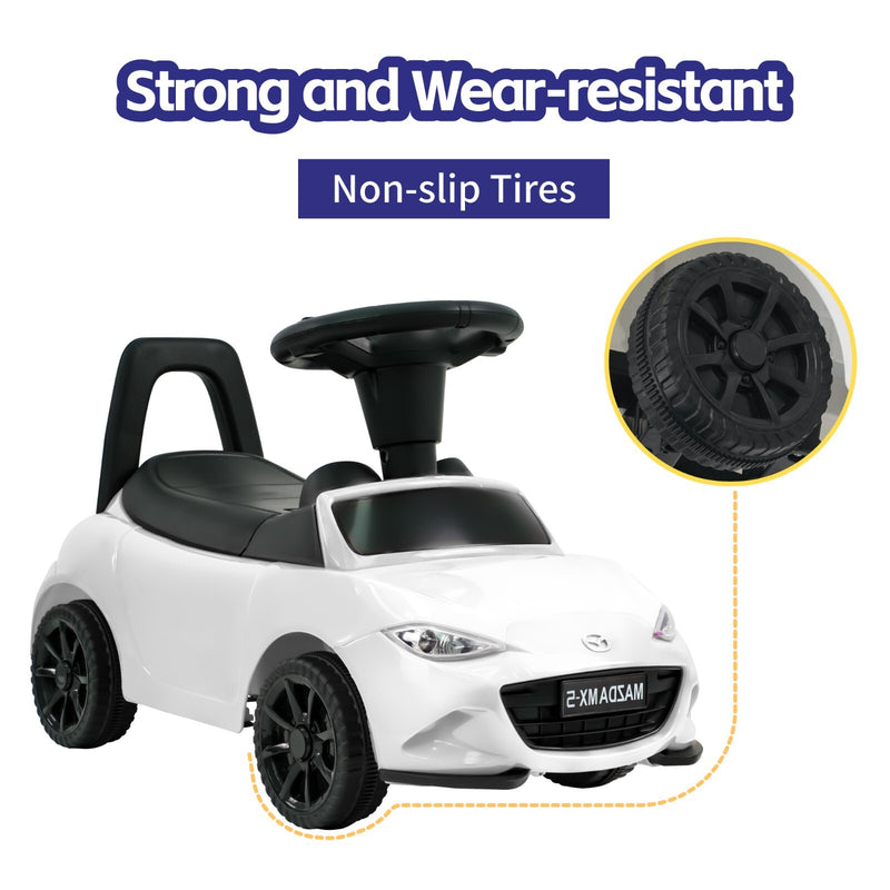 3-in-1 Ride-On Push Car Stroller Toy for Babies and Toddlers with Bluetooth and LED Lights Magic Cars 5