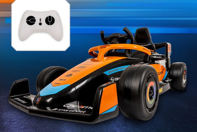 F1-Style 12V Battery-Powered Ride-On Car with Remote Control for Ages 3+ Magic Cars 1