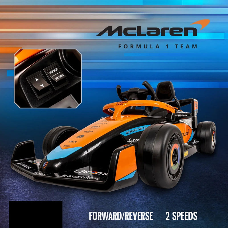 F1-Style 12V Battery-Powered Ride-On Car with Remote Control for Ages 3+ Magic Cars 3