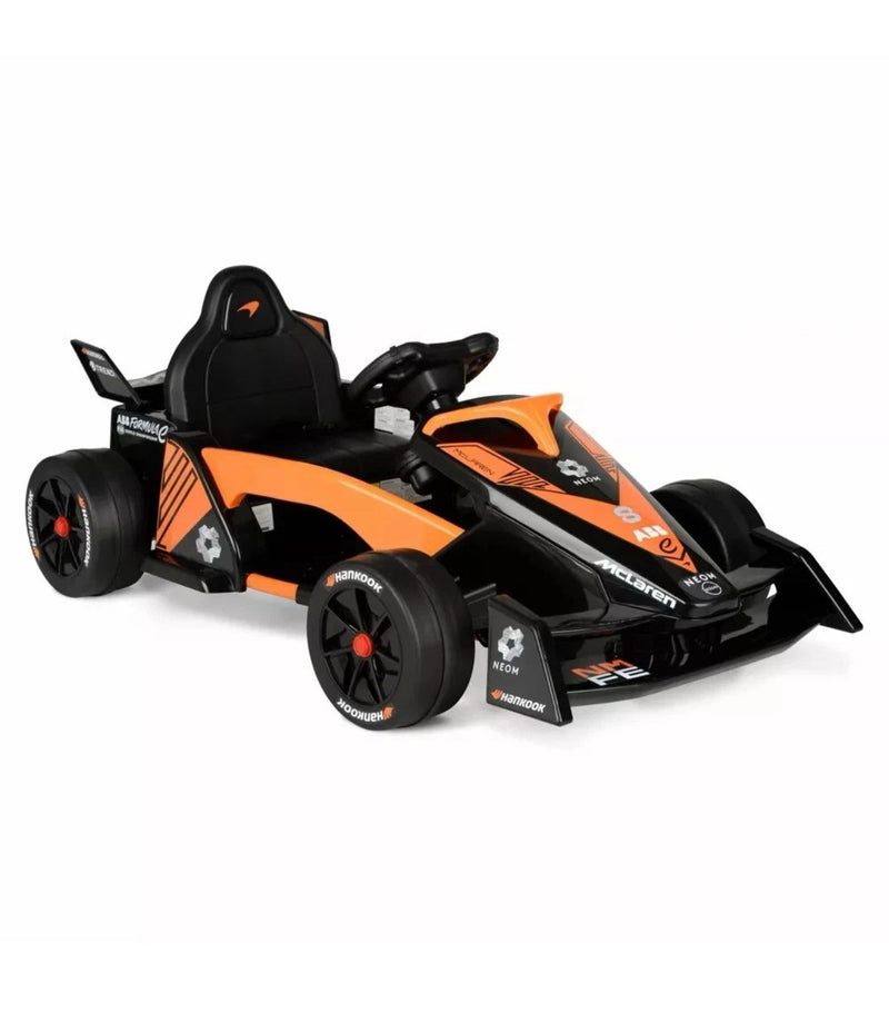 12V Battery-Powered Formula F1 Race Car Vehicle for Ages 3+ Orange Black Magic Cars 1