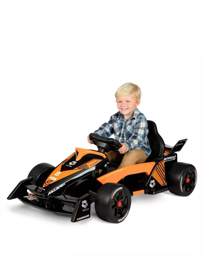 12V Battery-Powered Formula F1 Race Car Vehicle for Ages 3+ Orange Black Magic Cars 4