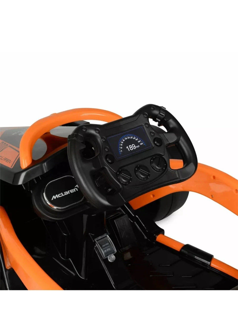 12V Battery-Powered Formula F1 Race Car Vehicle for Ages 3+ Orange Black Magic Cars 5