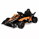 12V Battery-Powered Formula F1 Race Car for Ages 3+, Orange and Black Magic Cars 2