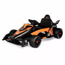 12V Battery-Powered Orange and Black Formula F1 Race Car Ride-On for Ages 3+ Magic Cars 2