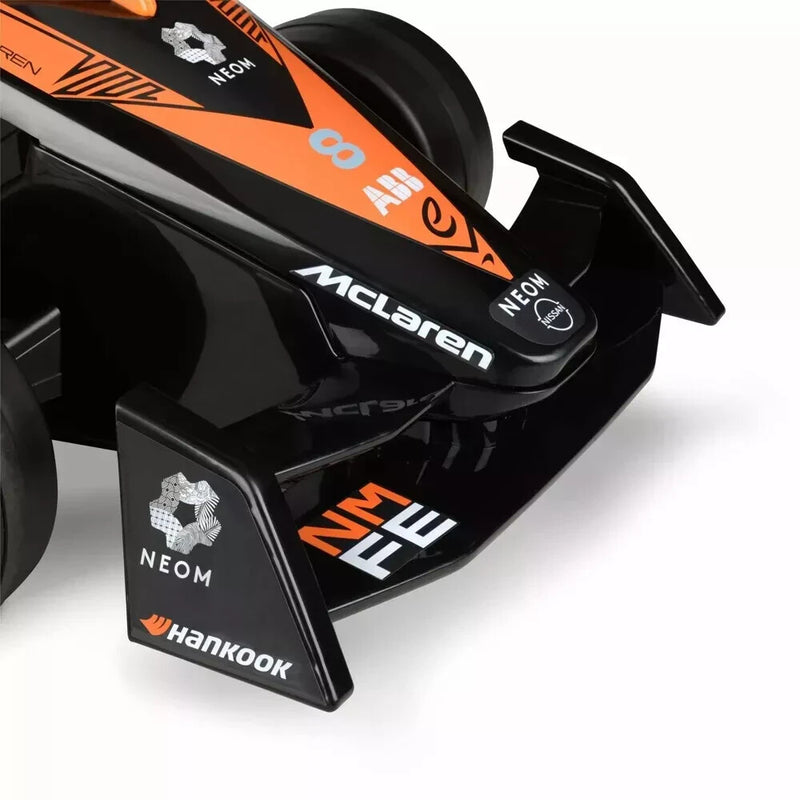 12V Battery-Powered Orange and Black Formula F1 Race Car Ride-On for Ages 3+ Magic Cars 8