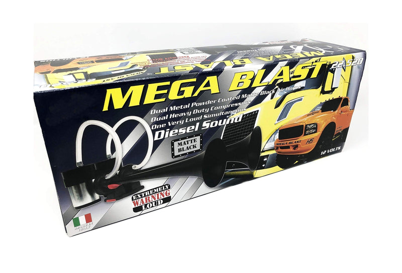 Mega Blast Air Horns for Trucks Cars SUVs and Trains Extremely Loud Black Magic Cars 1