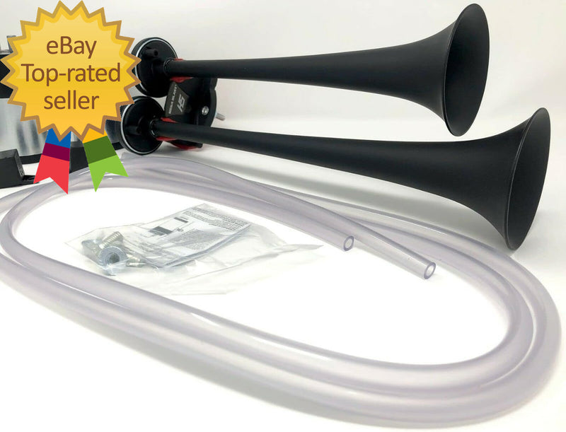 Mega Blast Air Horns for Trucks Cars SUVs and Trains Extremely Loud Black Magic Cars 2