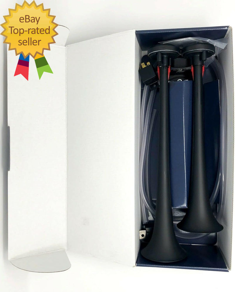Mega Blast Air Horns for Trucks Cars SUVs and Trains Extremely Loud Black Magic Cars 4