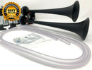 Mega Blast Air Horns for Trucks, Cars, SUVs, and Trains – Loud Black Sound Magic Cars 2