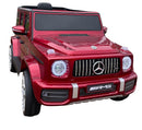 12V Electric Kids Ride-On Car with Remote Control and MP3 Player, Burgundy and Yellow Magic Cars 4