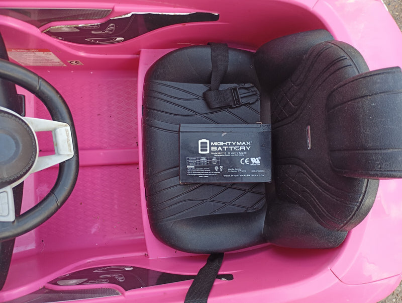 12V Electric Kids Ride-On Car with Remote Control Pink Magic Cars 1
