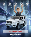 Mercedes-Benz AMG G63 Electric Kids Ride-On Car in White Magic Cars 5