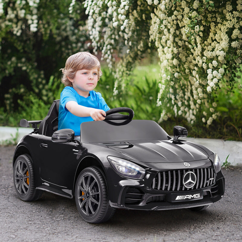Licensed 12V Kids Ride-On Car with Remote Control - Mercedes-Benz AMG GTR Magic Cars 7