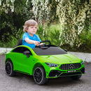 Licensed Mercedes-Benz AMG 12V Kids Ride-On Car with Remote Control Green Magic Cars 8