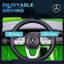 Licensed Mercedes-Benz AMG 12V Kids Ride-On Car with Remote Control Green Magic Cars 6