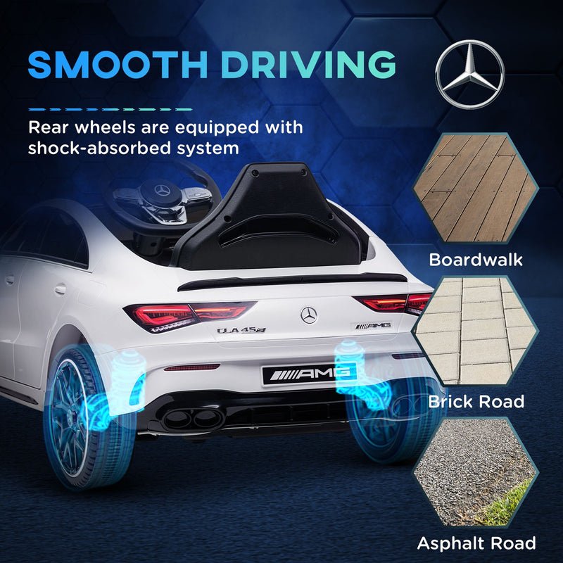 12V Licensed Mercedes-Benz AMG Kids Ride-On Car with Remote Control and Music Magic Cars 7