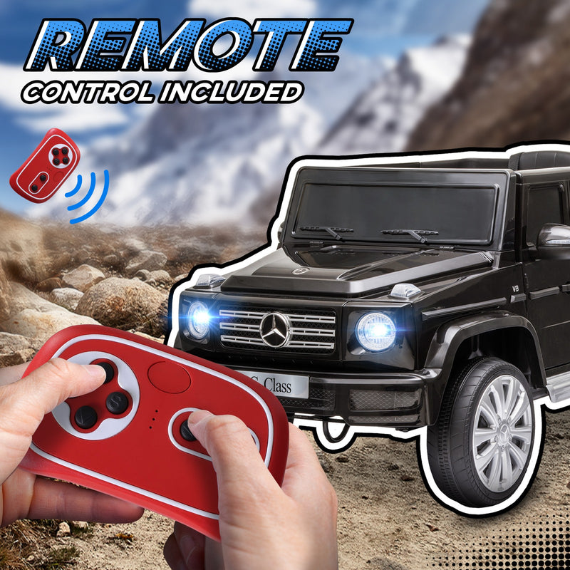 Electric Mercedes G500 Kids Outdoor Car with Bright Headlights and Suspension Magic Cars 7
