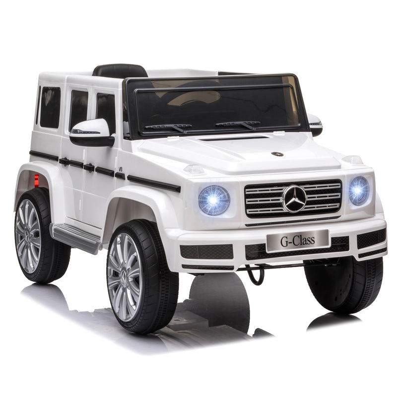 Electric Kids Outdoor Car with Headlights and Suspension, Mercedes-Benz G500 Model Magic Cars 3