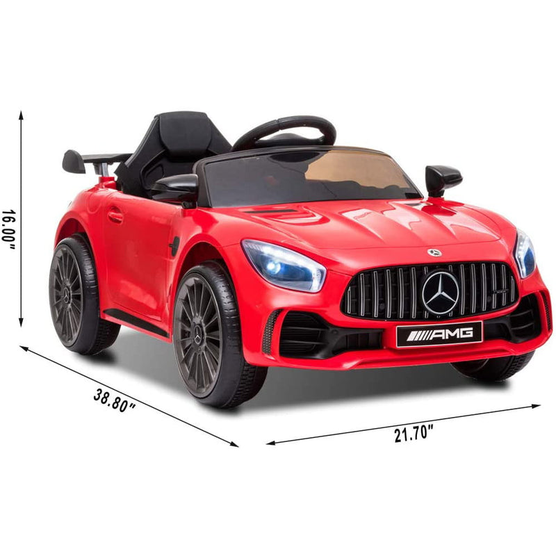 Licensed 12V Kids Ride-On Car with 2.4G Remote Control and LED Lights Magic Cars 4