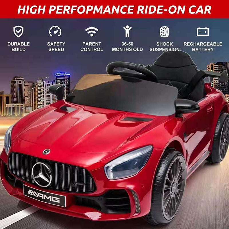 Licensed 12V Kids Ride-On Car with 2.4G Remote Control and LED Lights Magic Cars Variant 0