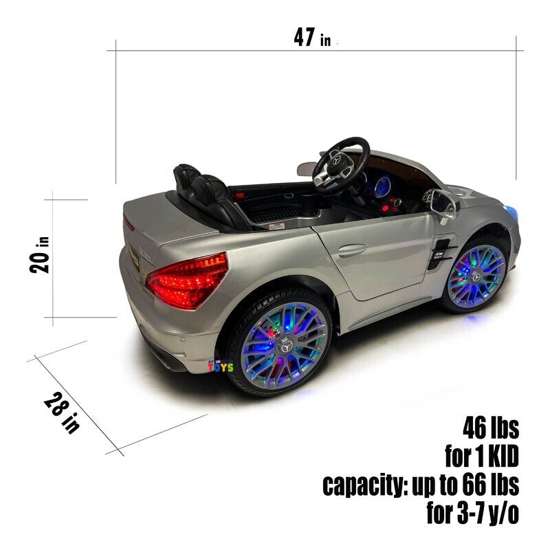 Luxury Ride-On Toy Car with LED Lights for Outdoor Play and Gifts Magic Cars 3