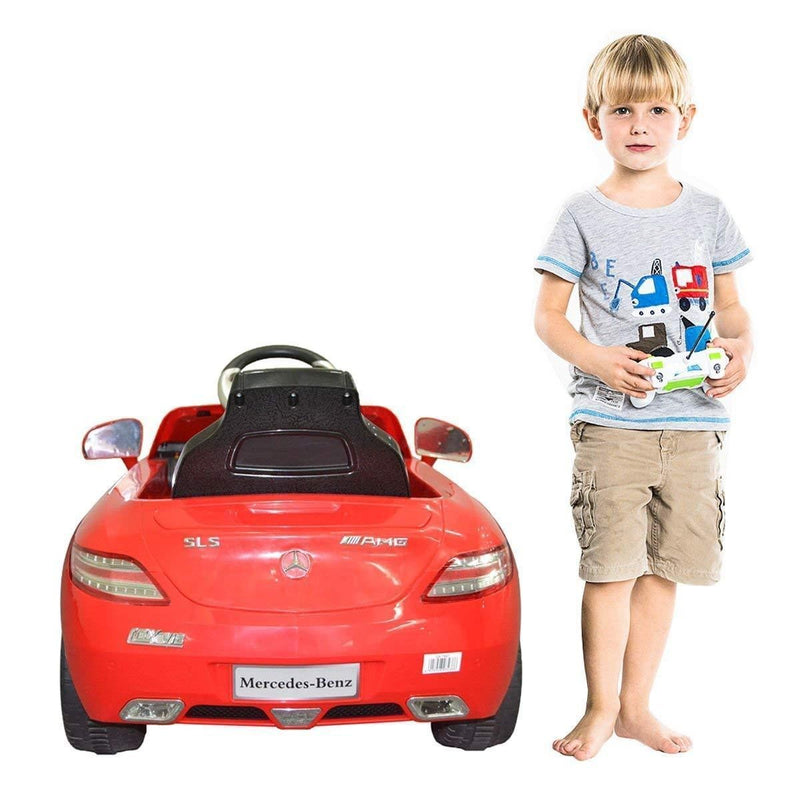 Electric Kids Ride-On RC Car with MP3 Player – Mercedes-Benz SLS Toy Vehicle Magic Cars 0