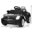 Electric Battery-Powered Kids Ride-On Car Remote Control Outdoor Toy Black Magic Cars 1