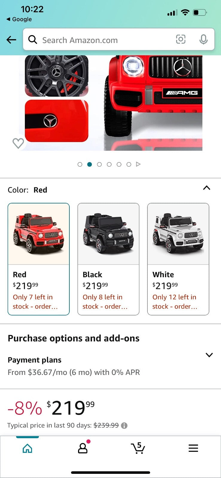 12V Licensed Mercedes-Benz AMG Electric Ride-On SUV with Remote Control for Kids Magic Cars Variant 0