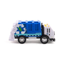 Mighty Fleet Sturdy Mini 5" Blue Garbage Truck Magic Cars 3