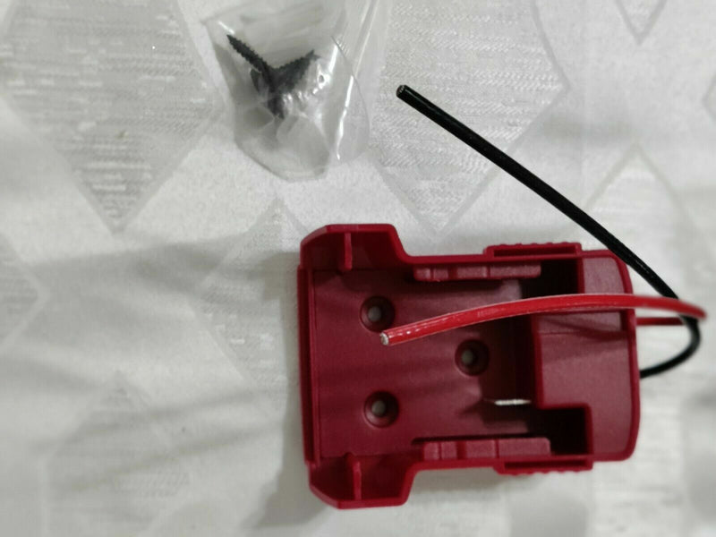 M18 Battery Adapter and Holder Dock with Wire Leads for Power Wheels Upgrade Magic Cars 2