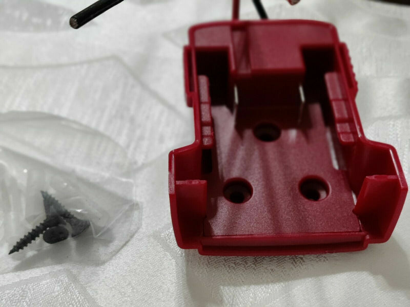 M18 Battery Adapter and Holder Dock with Wire Leads for Power Wheels Upgrade Magic Cars 4