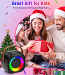 Compact Karaoke System, Bluetooth Speaker with Dual Wireless Microphones, Black Magic Cars 7