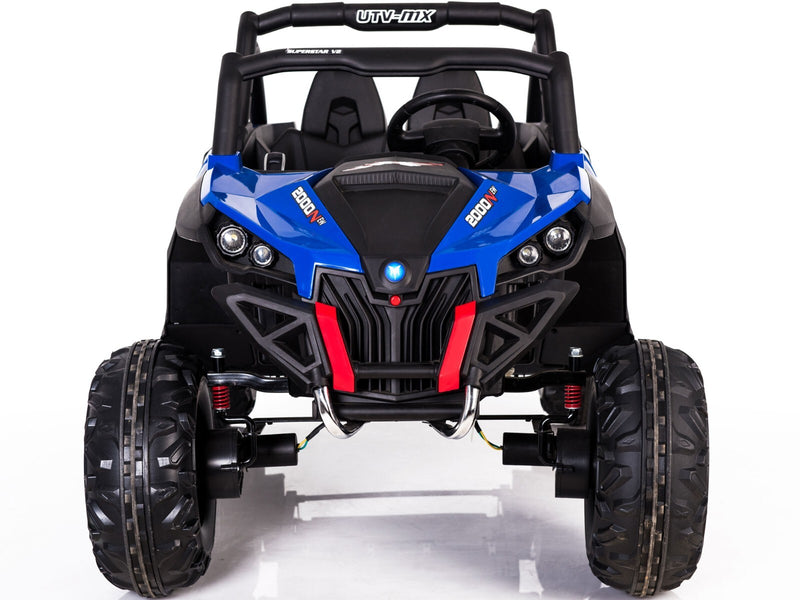 12V Blue 4x4 Electric Two-Seater UTV Ride-On Toy with 2.4GHz Remote Control for Toddlers Magic Cars 6