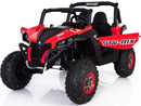 12V Red Two-Seater Electric 4x4 UTV Ride-On with 2.4GHz Remote Control for Toddlers Magic Cars Variant 0