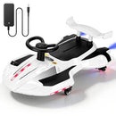 12V Kids Electric Wiggle Car 360-Degree Spin in White Magic Cars Variant 0
